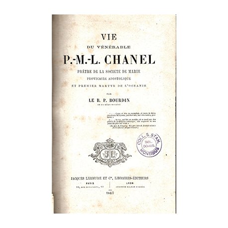 Vie du vénérable P.-M.-L. Chanel