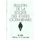 Bulletin de la Société des études océaniennes n° 246
