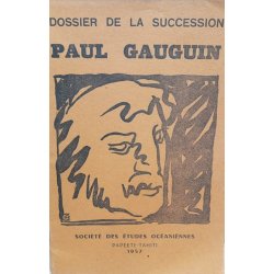 Dossier de la succession Paul Gauguin