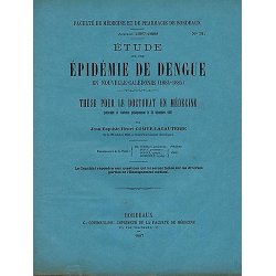 Etude sur une épidémie de dengue en NC 1884-1885