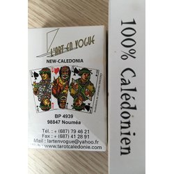 54 cartes à jouer 100% calédonien (rupture)