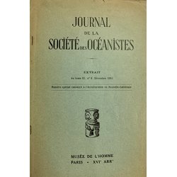Journal de la Société des Océanistes n° 9 - Extrait