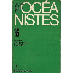 Journal de la société des Océanistes n° 36