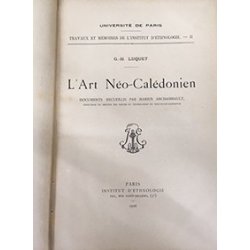 L'art néo-calédonien (prix remisé 7500 F au lieu de 15000 F)