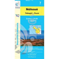 Carte NC n° 7 - Nehoué Tiébaghi Poum (1:50000)