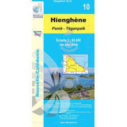 Carte NC n°10 - Hienghène Panié Teganpaik (1:50000)