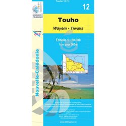 Carte NC n° 12 - Touho Wayem Tiwaka (1:50000)