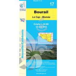 Carte NC n° 17 - Bourail Le Cap Momea (1:50000)