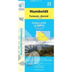 Carte NC n° 22 - Humbolt (Tontouta-Borindi) (1:50000)