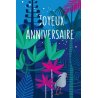 Carte double Joyeux anniversaire (cagou)