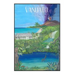Affiche A4 Vanuatu