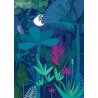 Affiche A3 La forêt nocturne