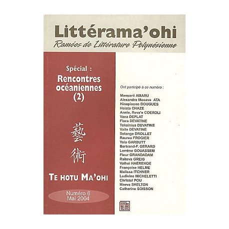 Revue Littérama'ohi N° 6