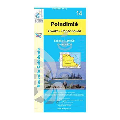 Carte NC n° 14 - Poindimié (1:50000)