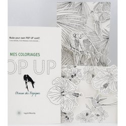 Coloriage Pop Up - Oiseaux des tropiques