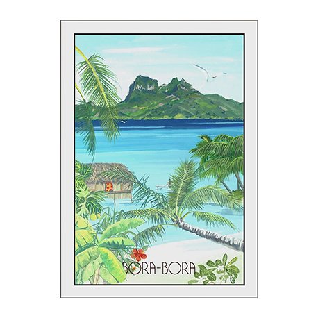 Affiche A3 Bora-Bora