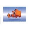 Carte postale Poisson clown