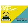 Chèque cadeau - Happy Birthday !