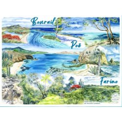 Affiche Les cent ciels « Bourail, Poé, Farino »
