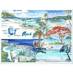 Affiche Les cent ciels « Maré »
