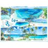 Affiche Les cent ciels « Lifou »