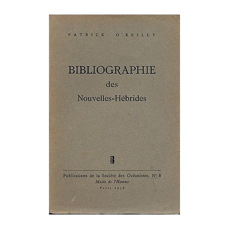 Bibliographie des Nouvelles-Hébrides