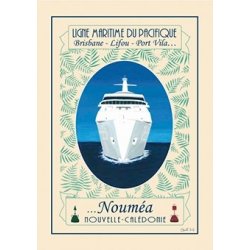 Affiche A2 Ligne maritime