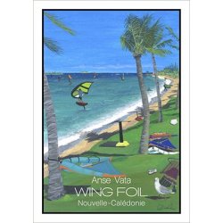 Affiche A3 Wing foil
