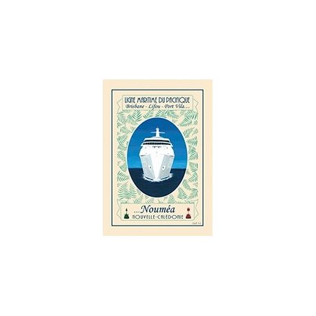 Affiche A4 Ligne maritime