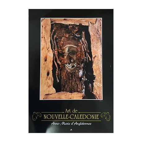 Affiche Anne-Marie d'Anglebermes (masque kanak)