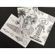 Carte postale à colorier