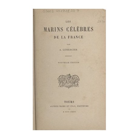 Les marins célèbres de la France