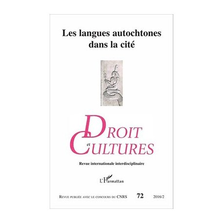Langues autochtones dans la cité (revue Droit et cultures n° 72)
