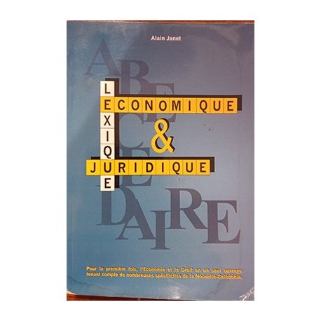 Lexique économique et juridique