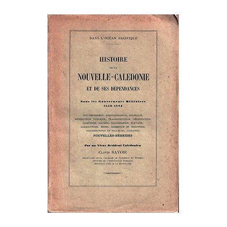 Histoire de la Nouvelle-Calédonie et de ses dépendances