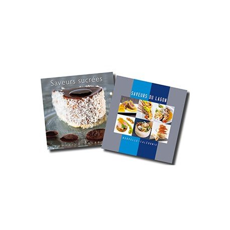 Lot 2 livres cuisine (Saveurs du lagon et Saveurs sucrées)