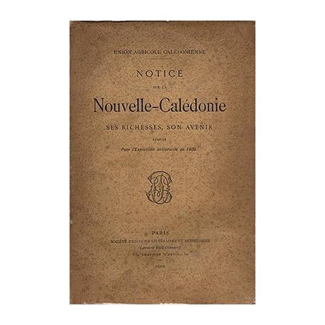 Notice sur la Nouvelle-Calédonie