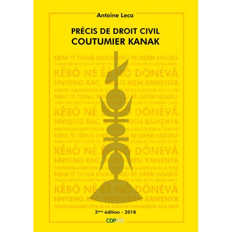Précis de droit civil coutumier kanak
