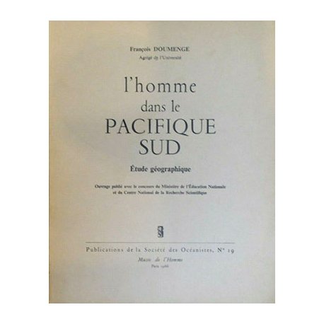 L'homme dans le Pacifique sud