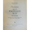 L'homme dans le Pacifique sud