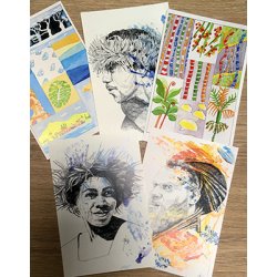 Carte postale Ghislaine Verdier