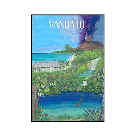 Affiche A4 Vanuatu