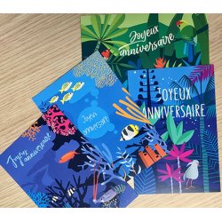 Carte postale Joyeux anniversaire