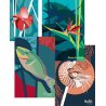 Carte postale (dessin de l'artiste Marie Luneau)