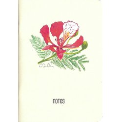 Carnet de notes Fleur de flamboyant