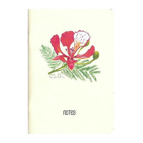 Carnet de notes Fleur de flamboyant