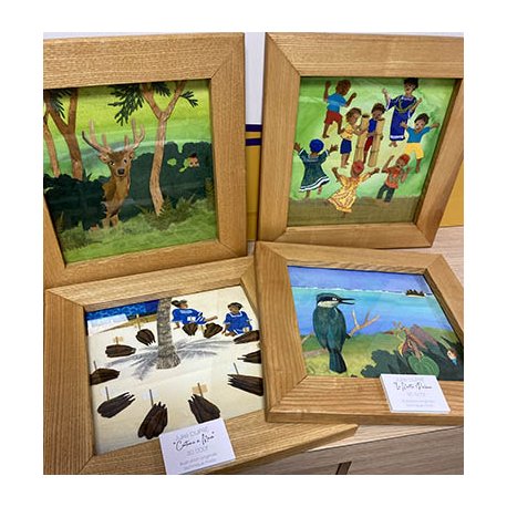Tableau encadré de l'artiste Julie Dupré