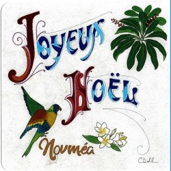 Carte Joyeux Noël de Nouméa