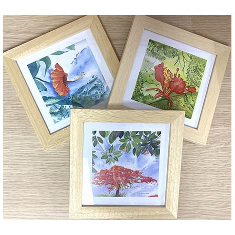 Reproduction art Asa Maria Chipman encadrée